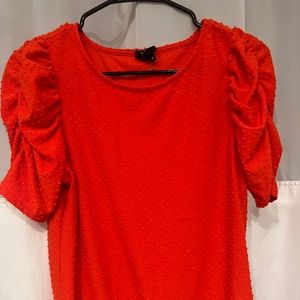 woman’s Red W5 blouse. Size M